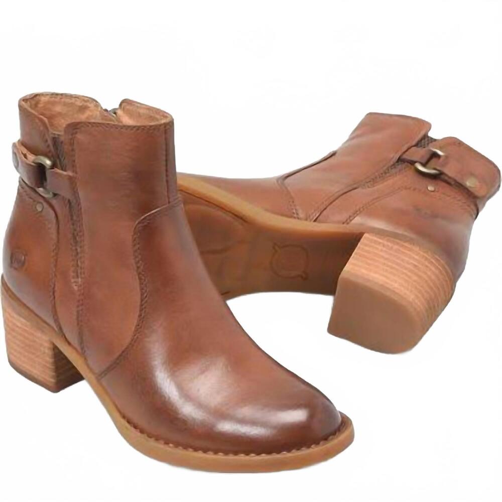 NEW BORN women's reis heeled boots in brown